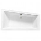 Besco Intima Slim wanna asymetryczna 160x90 cm prawa biała WAIT-160-SP