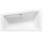 Besco Intima Slim wanna asymetryczna 150x85 cm lewa biała WAIT-150-SL