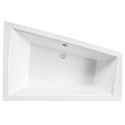 Besco Intima Duo wanna asymetryczna 180x125 cm prawa biała WAID-180-NP