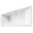 Besco Intima Duo wanna asymetryczna 180x125 cm lewa biała WAID-180-NL