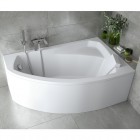 Besco Rima wanna asymetryczna 150x95 cm prawa biała WAR-150-NP