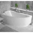 Besco Praktika wanna asymetryczna 150x70 cm lewa biała WAP-150-NL