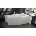 Besco Luna wanna asymetryczna 150x80 cm prawa biała WAL-150-NP