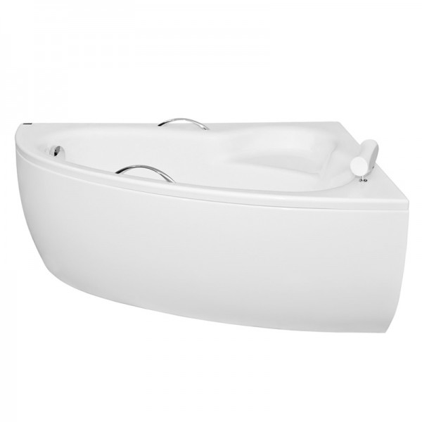 Besco Natalia Premium wanna asymetryczna 150x100 cm prawa biała WAN-150-NP$