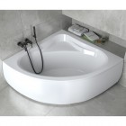 Besco Mia wanna narożna 120x120 cm biała WAM-120-NS