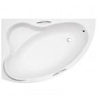 Besco Ada wanna asymetryczna 140x90 cm lewa biała ADA140L WAA-140-NL