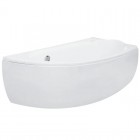 Besco Mini wanna asymetryczna 150x70 cm prawa biała WAM-150-MNP