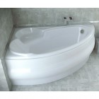 Besco Finezja Nova wanna asymetryczna 155x95 cm biała lewa WAF-155-NL