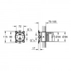 Grohe Rainshower element podtynkowy deszczownicy 26484000