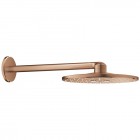 Grohe Rainshower SmartActive deszczownica okrągła 31 cm z ramieniem ściennym brushed warm sunset 26475DL0