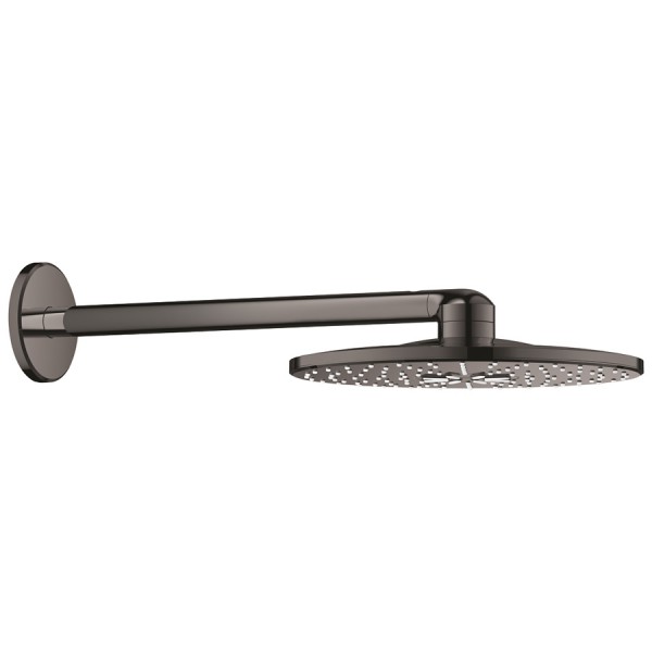 Grohe Rainshower SmartActive deszczownica okrągła 31 cm z ramieniem ściennym hard graphite 26475A00