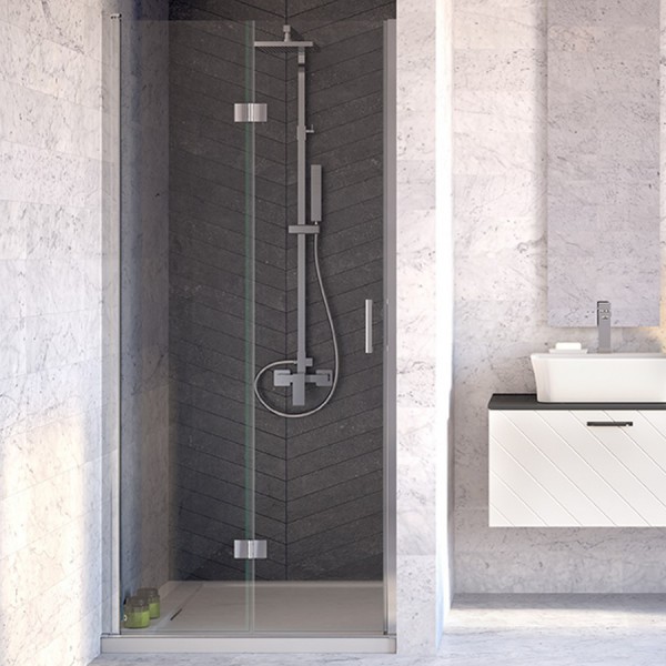 Besco Exo-H drzwi prysznicowe 80 cm EH-80-190C