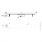 Besco Virgo White odpływ liniowy 90 cm OL-90-VW