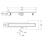 Besco Virgo 360 Duo odpływ liniowy 90 cm OL-90-V360