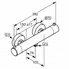 Kludi Objekta bateria prysznicowa termostatowa