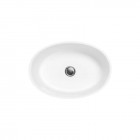 Besco Uniqa umywalka nablatowa 32x46 cm czarno-biała UMD-U-NBW