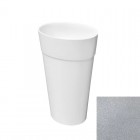 Besco Uniqa Glam umywalka wolnostojąca 32x46 cm srebrna UMD-U-WGS