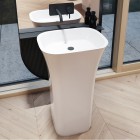 Besco Assos umywalka wolnostojąca 40x50 cm biała UMD-A-WO