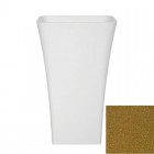 Besco Assos umywalka wolnostojąca 40x50 cm złota UMD-A-WOZ