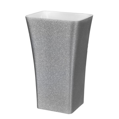 Besco Assos umywalka wolnostojąca 40x50 cm srebrna UMD-A-WOS