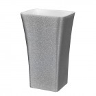 Besco Assos umywalka wolnostojąca 40x50 cm srebrna UMD-A-WOS