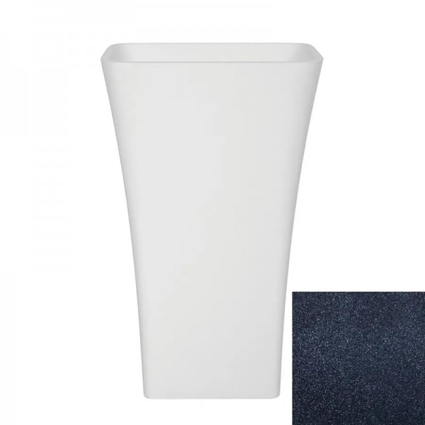 Besco Assos umywalka wolnostojąca 40x50 cm grafitowa UMD-A-WOG