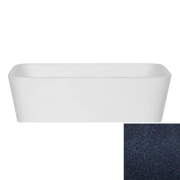 Besco Assos Glam umywalka nablatowa 40x50 cm grafitowa UMD-A-NBG