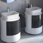 Besco Assos S-Line umywalka nablatowa 40x50 cm biała UMD-AP-NB