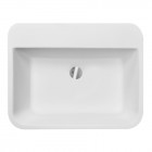 Besco Assos S-Line umywalka nablatowa 40x50 cm biała UMD-AP-NB