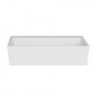 Besco Vera umywalka nablatowa 40x50 cm biała UMD-V-NB