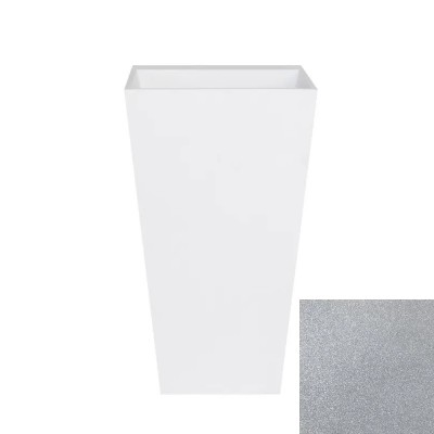 Besco Vera Glam umywalka wolnostojąca 40x50 cm srebrna UMD-V-WOS