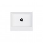 Besco Vera umywalka nablatowa 40x50 cm biała UMD-V-NB
