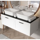 Besco Floo/Dexa Slim Black blat 120x51x1,2 cm czarny mat BFD-SC-120