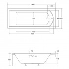 Besco Shea wanna prostokątna 180x80 cm biała WAS-180-PK