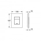 Grohe Skate Cosmopolitan przycisk spłukujący chrom 38732000