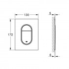 Grohe Arena Cosmopolitan S przycisk spłukujący chrom 37624000