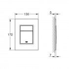 Grohe Skate Cosmopolitan S przycisk spłukujący chrom 37535000
