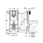 Grohe Rapid SL stelaż podtynkowy do WC 38528001