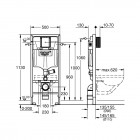 Grohe Rapid SL stelaż podtynkowy do WC 39002000