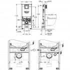 Grohe Rapid SLX stelaż podtynkowy do toalety myjącej 39596000