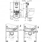 Grohe Rapid SLX stelaż podtynkowy do toalety myjącej 3w1 39598000