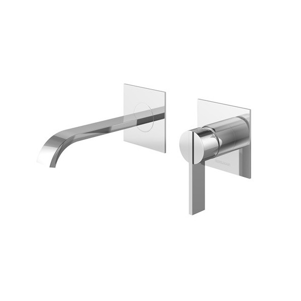Kohlman Dexame bateria umywalkowa podtynkowa 2-otworowa wylewka 17 cm QW180D