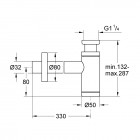 Grohe syfon umywalkowy chrom 28912000