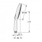 Grohe Rainshower SmartActive słuchawka prysznicowa chrom 26574000