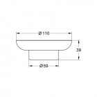 Grohe Essentials mydelniczka szklana 40368001