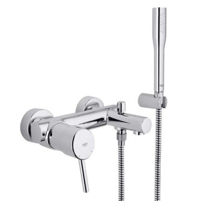 Grohe Concetto bateria wannowa z zestawem prysznicowym