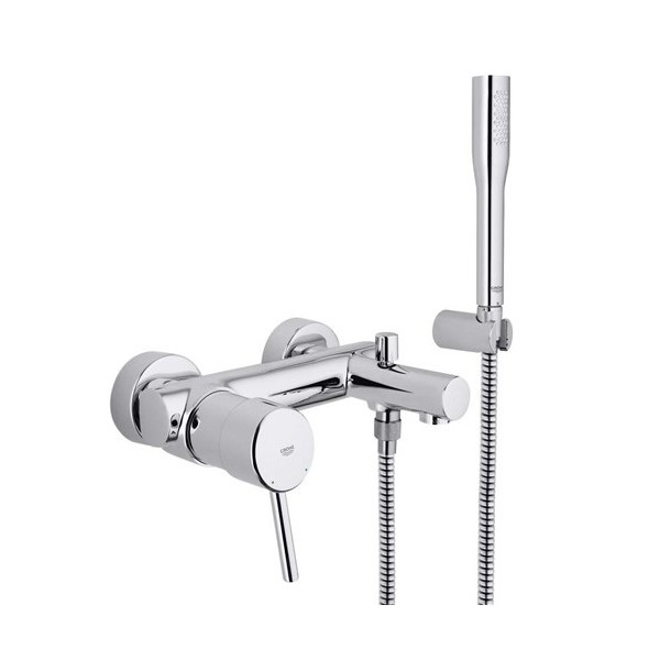 Grohe Concetto bateria wannowa z zestawem prysznicowym