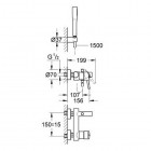Grohe Concetto bateria wannowa z zestawem prysznicowym