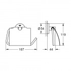 Grohe Essentials uchwyt na papier z klapką warm sunset 40367DA1