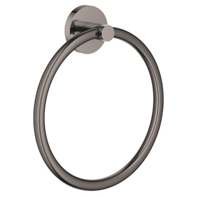 Grohe Essentials wieszak na ręcznik ring hard graphite 40365A01